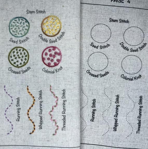 Livro de Bordado DIY – Kit com 86+ Padrões e Ferramentas