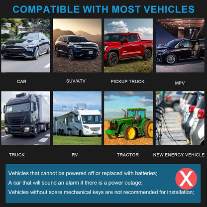 Interruptor mestre remoto de corte de bateria para carro 12 V 240 A