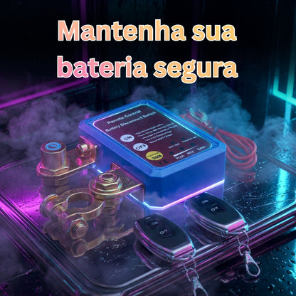 Interruptor mestre remoto de corte de bateria para carro 12 V 240 A